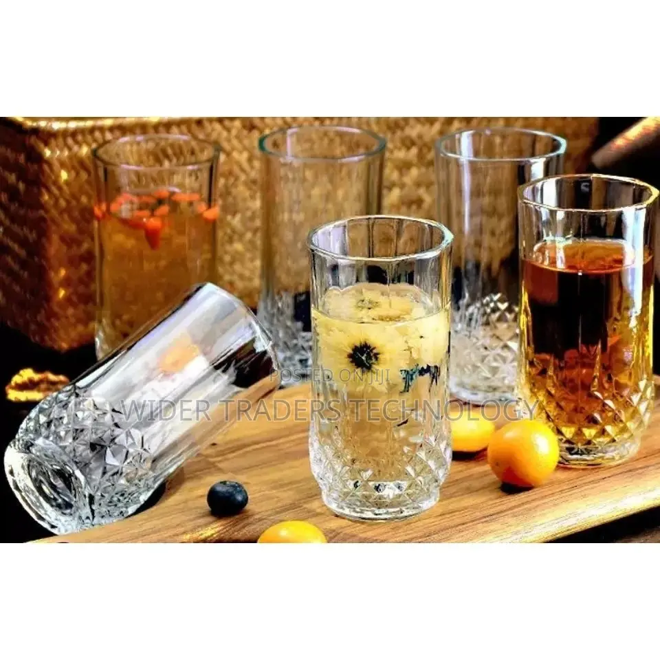 Long Diamond Glass 6 Pcs