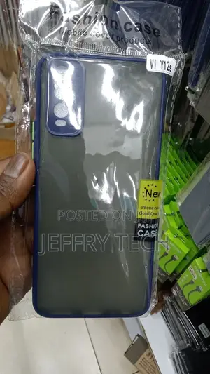 Vivo Y12s Smoke Silicone Matte Back Cover