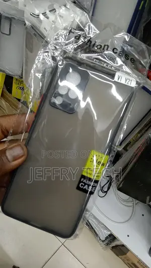 Vivo Y21 Smoke Translucent Smooth Matte Camera Protection Ba