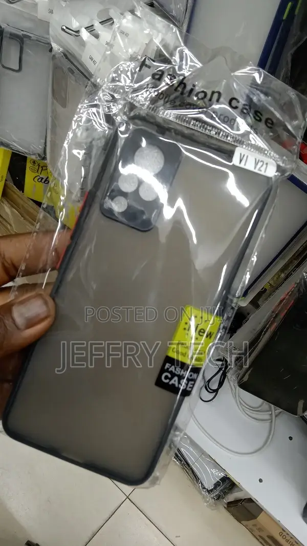 Vivo Y21 Smoke Translucent Smooth Matte Camera Protection Ba