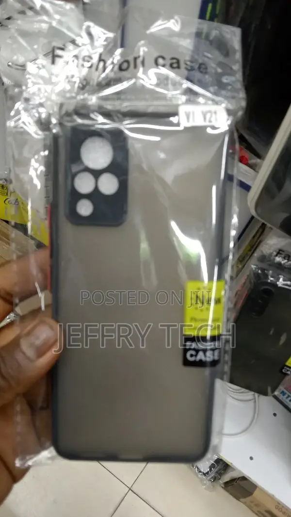 Vivo Y21 Smoke Translucent Smooth Matte Camera Protection Ba