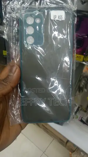Transparent Camera Protection Back Cover Case for Oppo A55 (