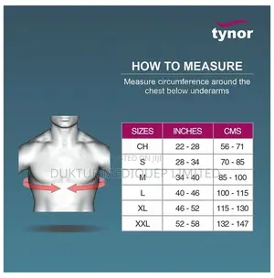 Tynor C 05 Clavicle Brace With Velcro L, M, CH
