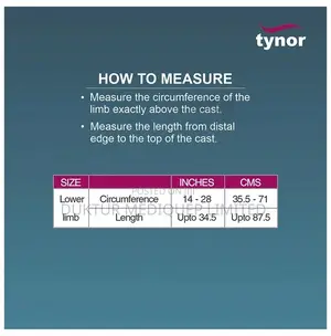 Tynor C16 Cast Cover for Leg Universal