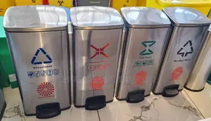 Dust Bin 4 Sections All With Pedals 30L Per Section 120L