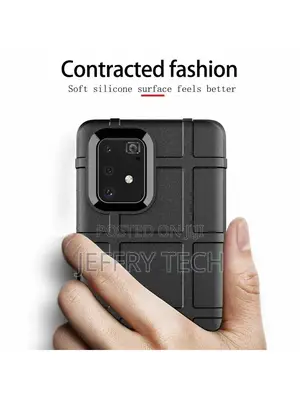 Rugged Armor Grid Tough Case Black (Samsung Galaxy S10 Lite)