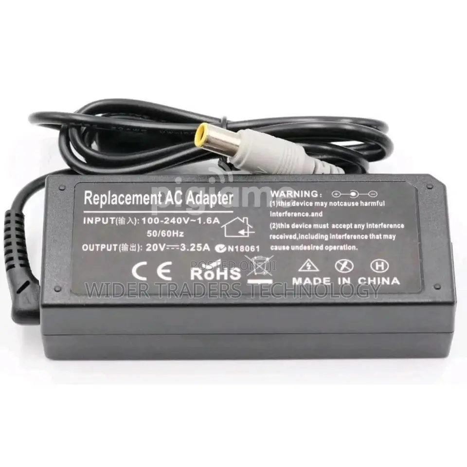Lenovo Big Pin 20v 3.25a Adapter