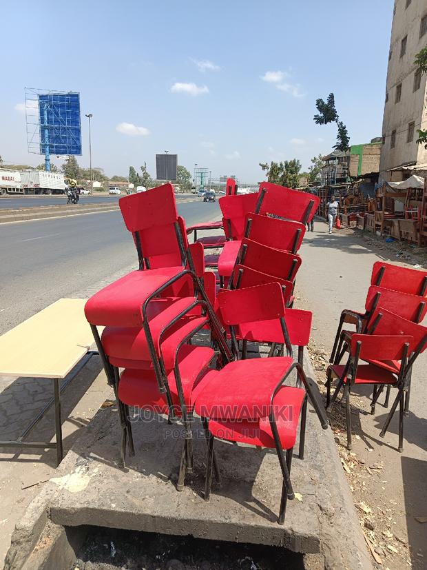 School Chairs Red in Colour. - thumbnail 2