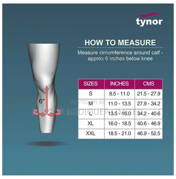 Tynor I-16 Compression Stocking Below Knee Open Toe