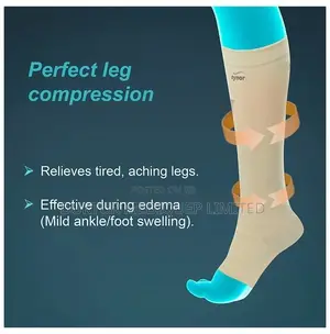 Tynor I-16 Compression Stocking Below Knee Open Toe