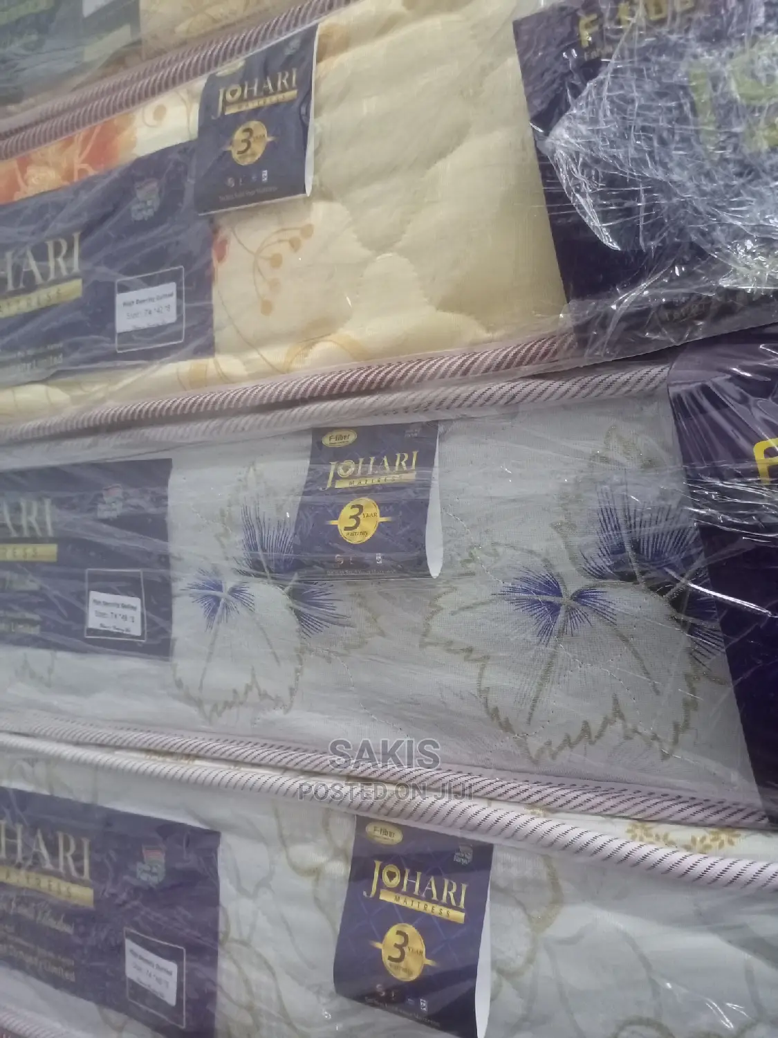 Nivutie! 8inch 5 X 6 Fibre Mattresses HD Quilted. We Deliver