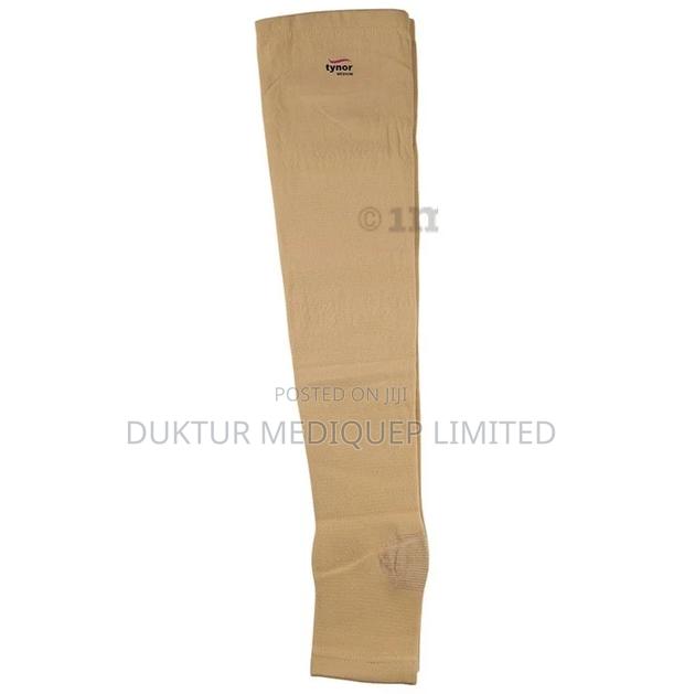 Tynor I 15 Compression Stocking Mid Thigh Open Toe Beige - thumbnail 2