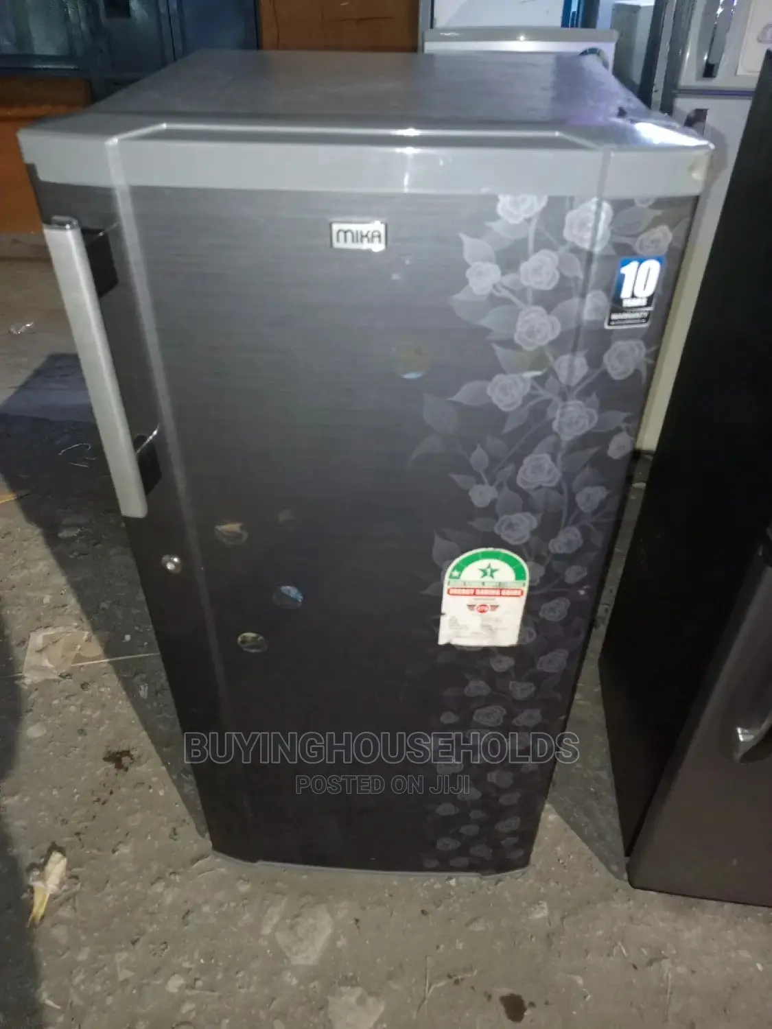 Mika 190L Single Door Fridge
