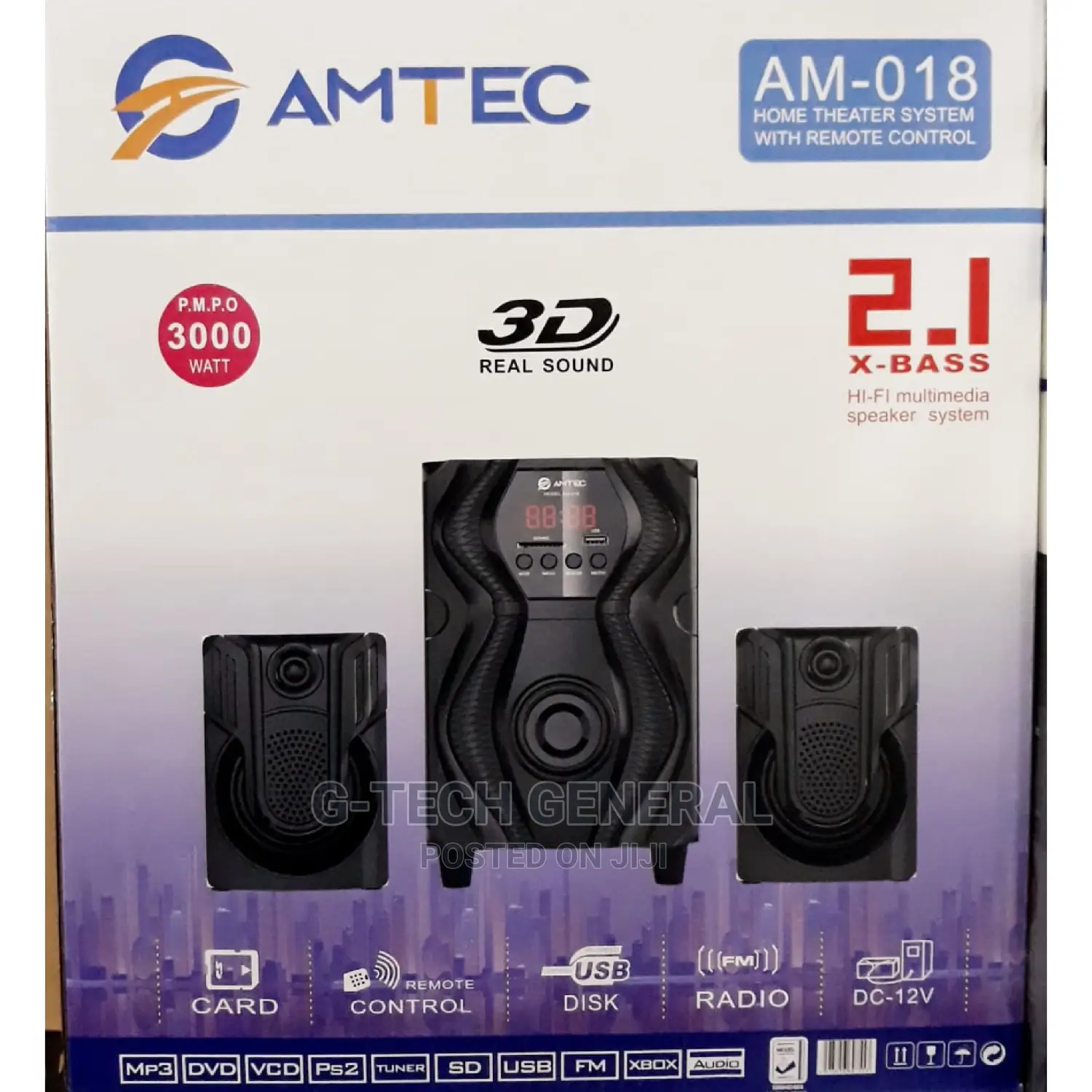 Amtec AM-018 Multimedia Speaker System Woofer