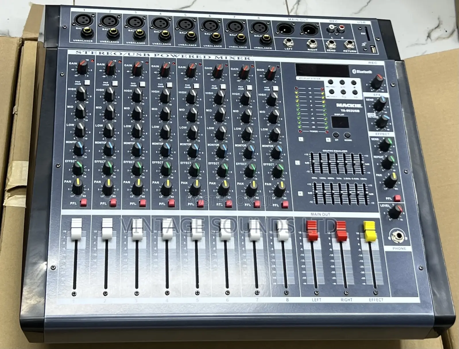 Mackie 8 Channel Active Powered Mixer