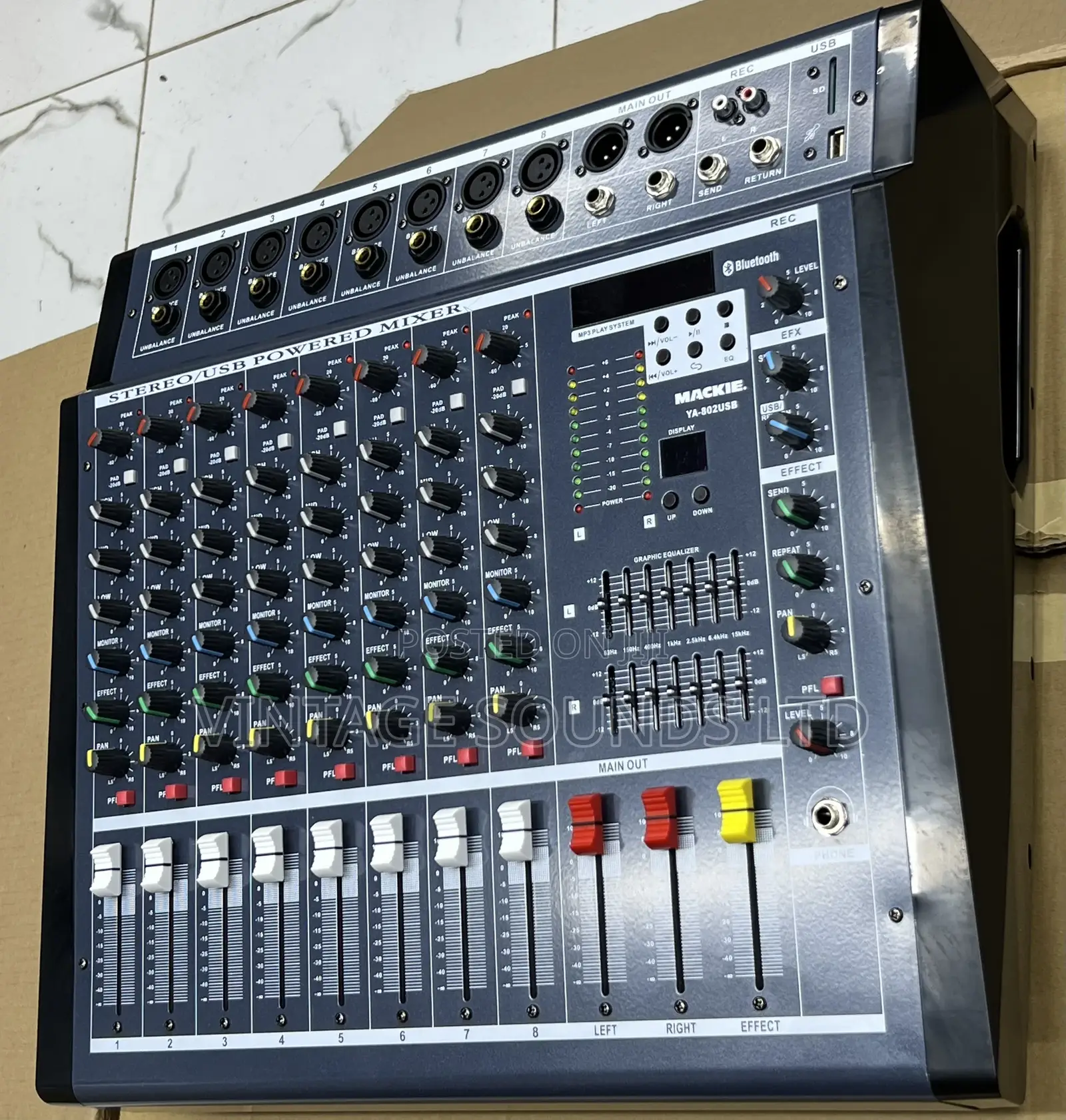 Mackie 8 Channel Active Powered Mixer
