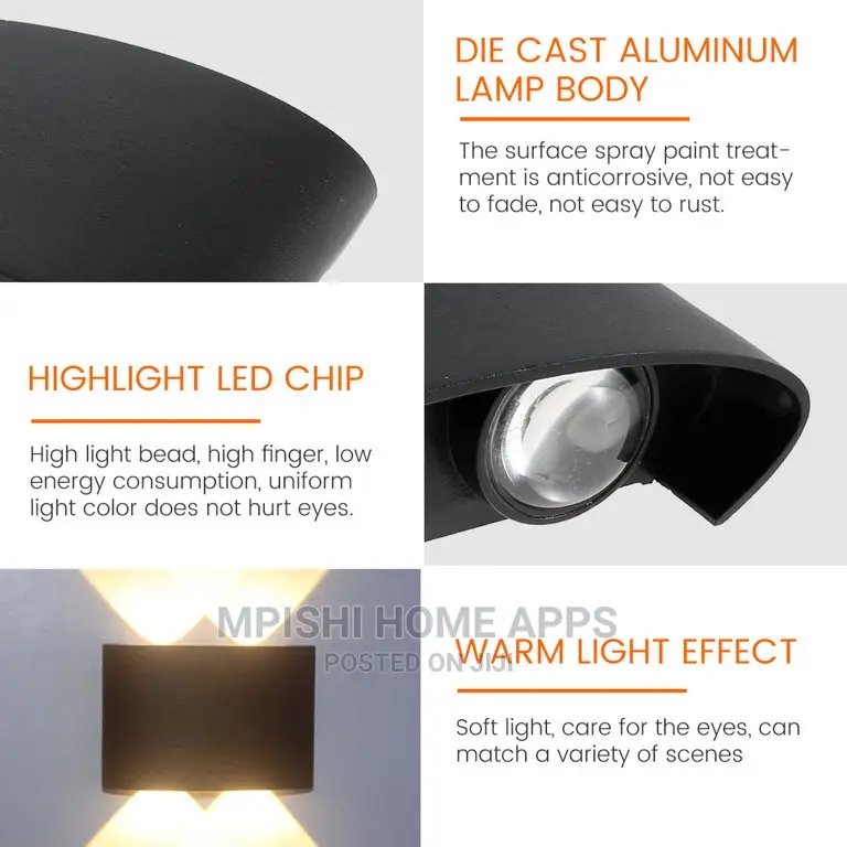 Up and Down Wall Light 4×2W