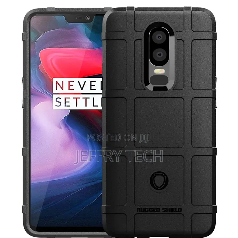 Armor Shield Cases for Oneplus 6 Anti Knock Silicone Back Co
