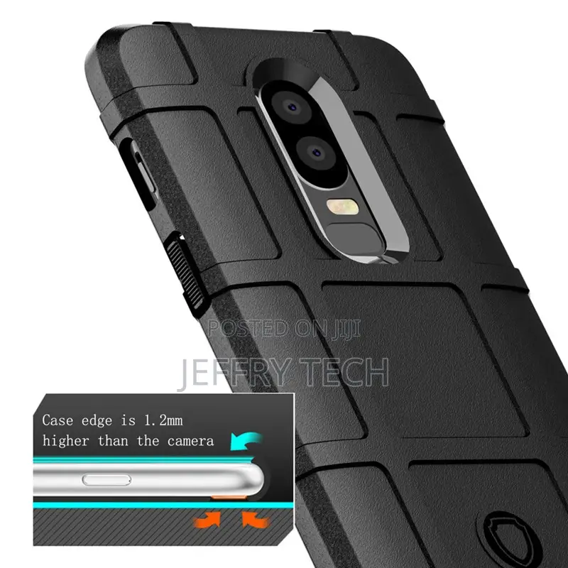 Armor Shield Cases for Oneplus 6 Anti Knock Silicone Back Co