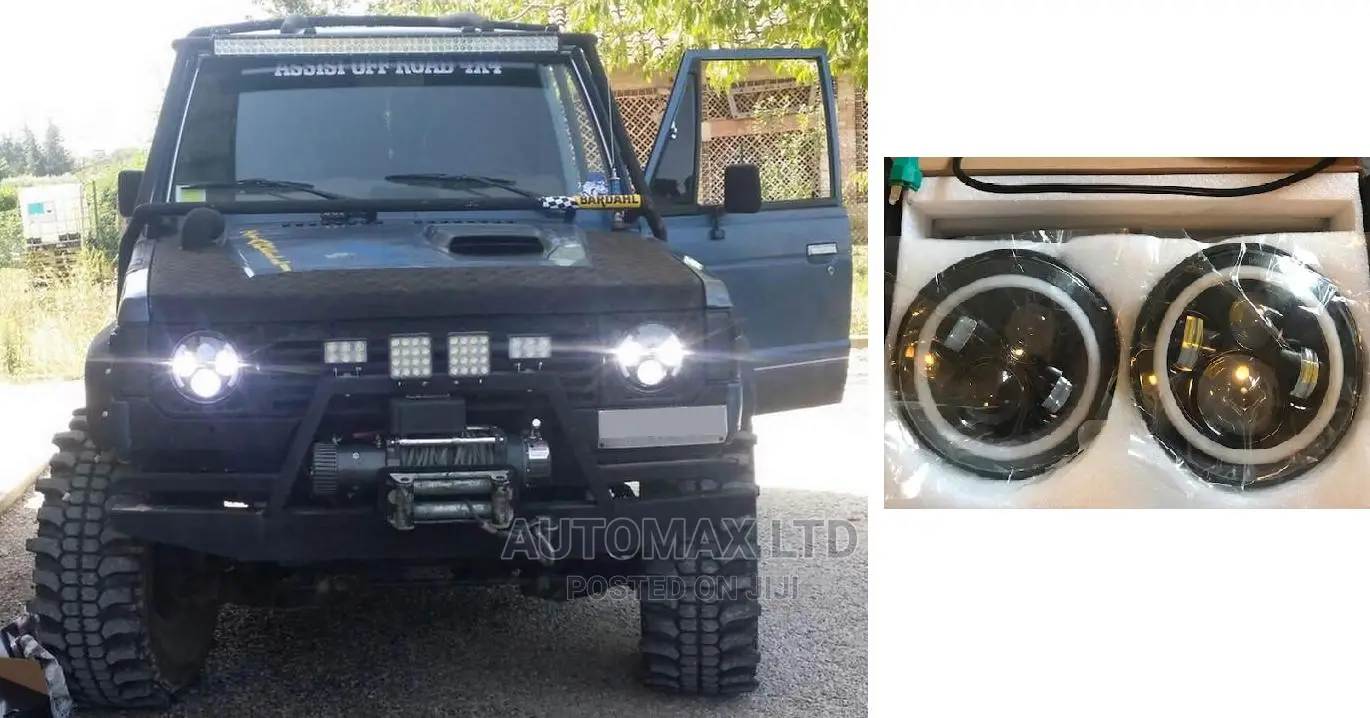 Mitsubishi Pajero MK1, Round LED Headlights
