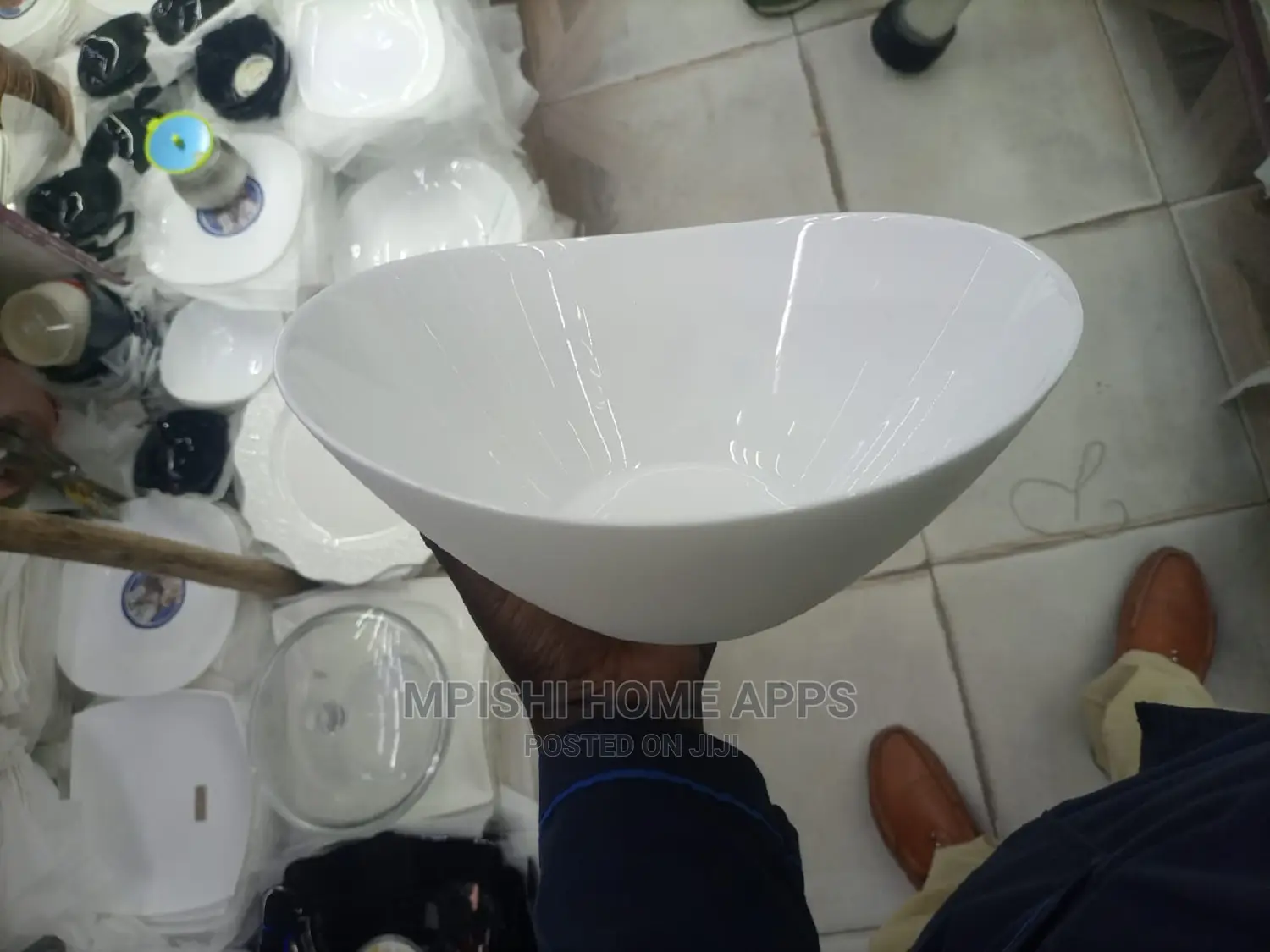 3pcs Oval Bowl