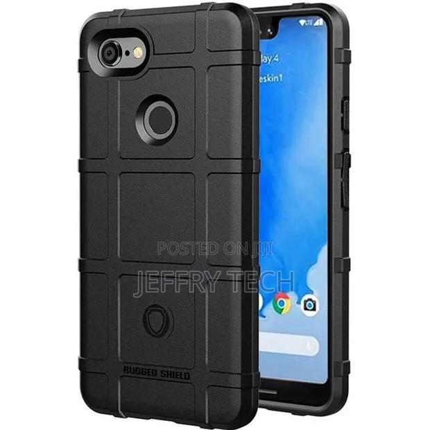 Google Pixel 3 XL Case Rugged Silicone Heavy Duty Armor Shoc - main view