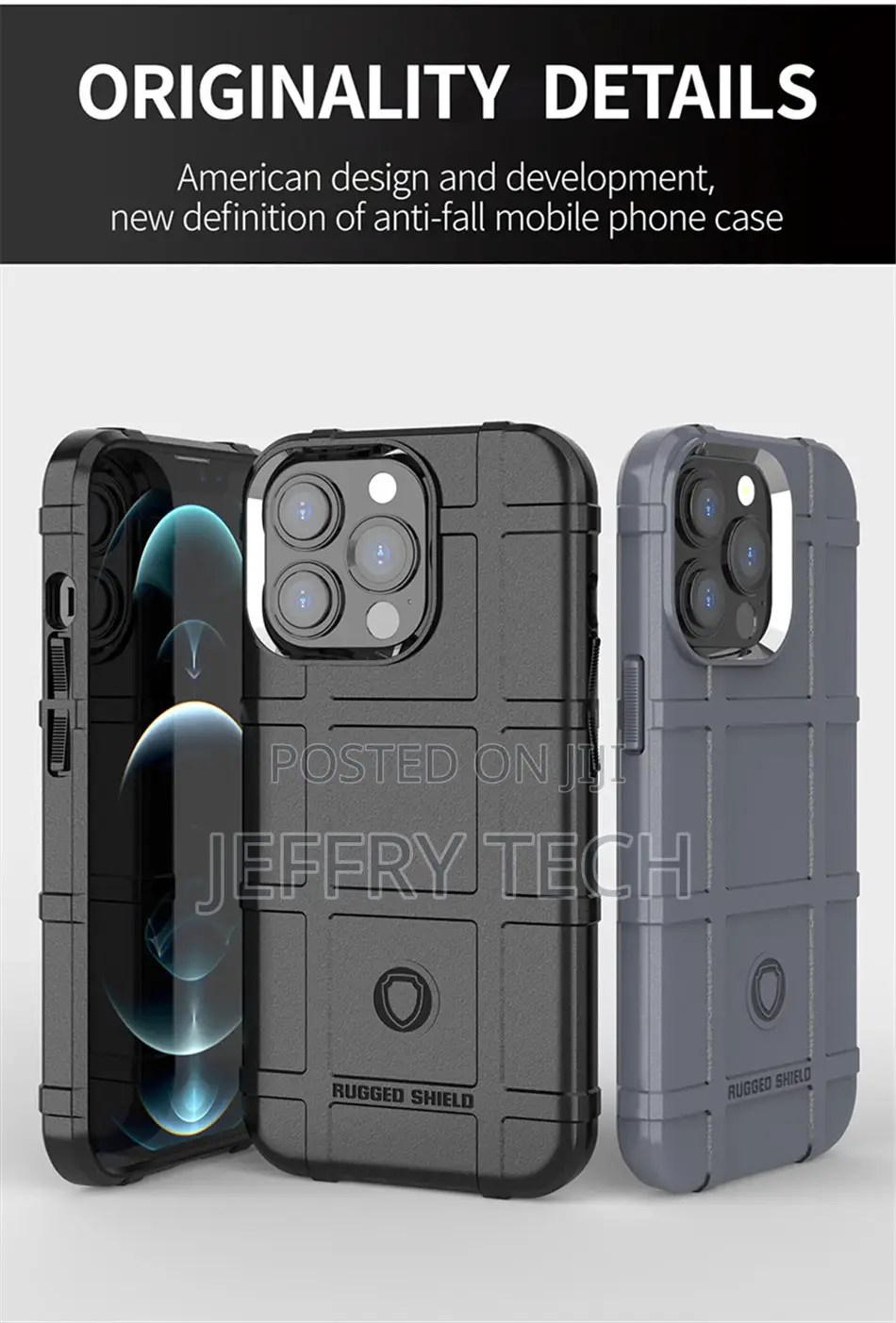 Armor Case for iPhone 14 Pro Max Soft Bumper Rugged Shield