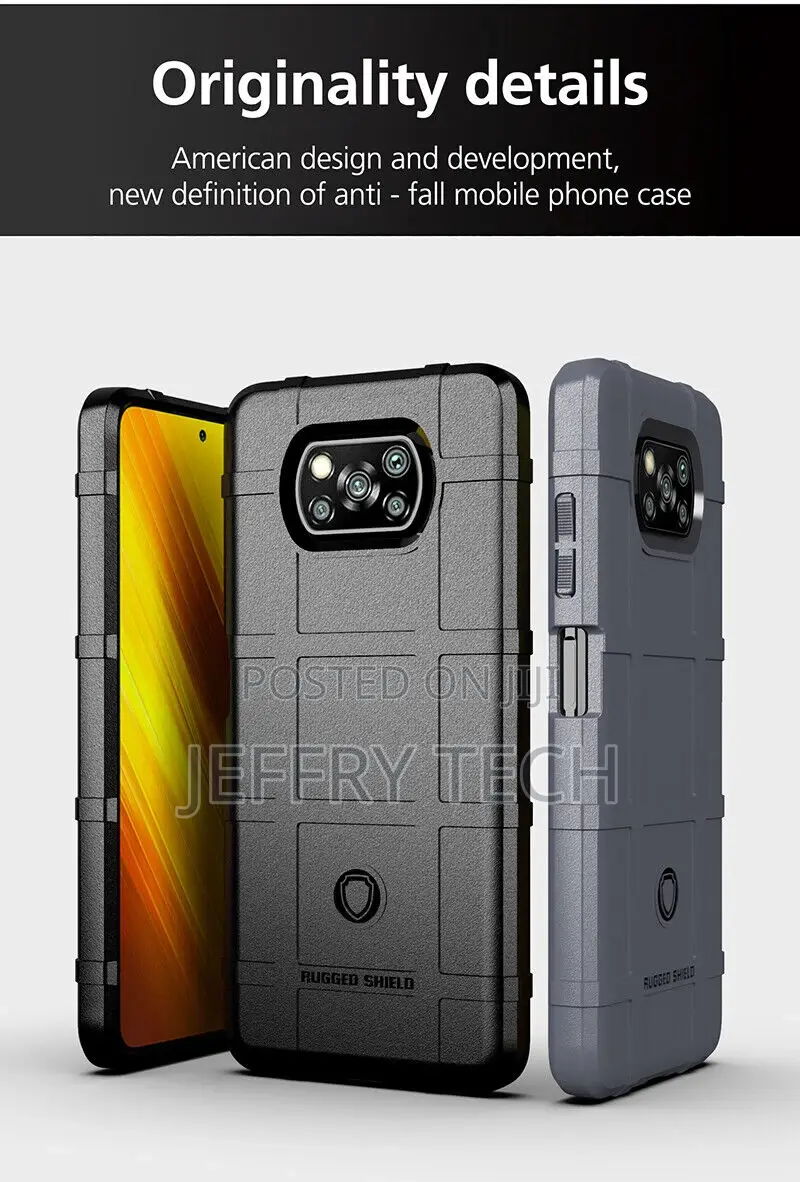 Xiaomi Poco X3 NFC Shockproof Rugged Shield Soft Rubber Armo