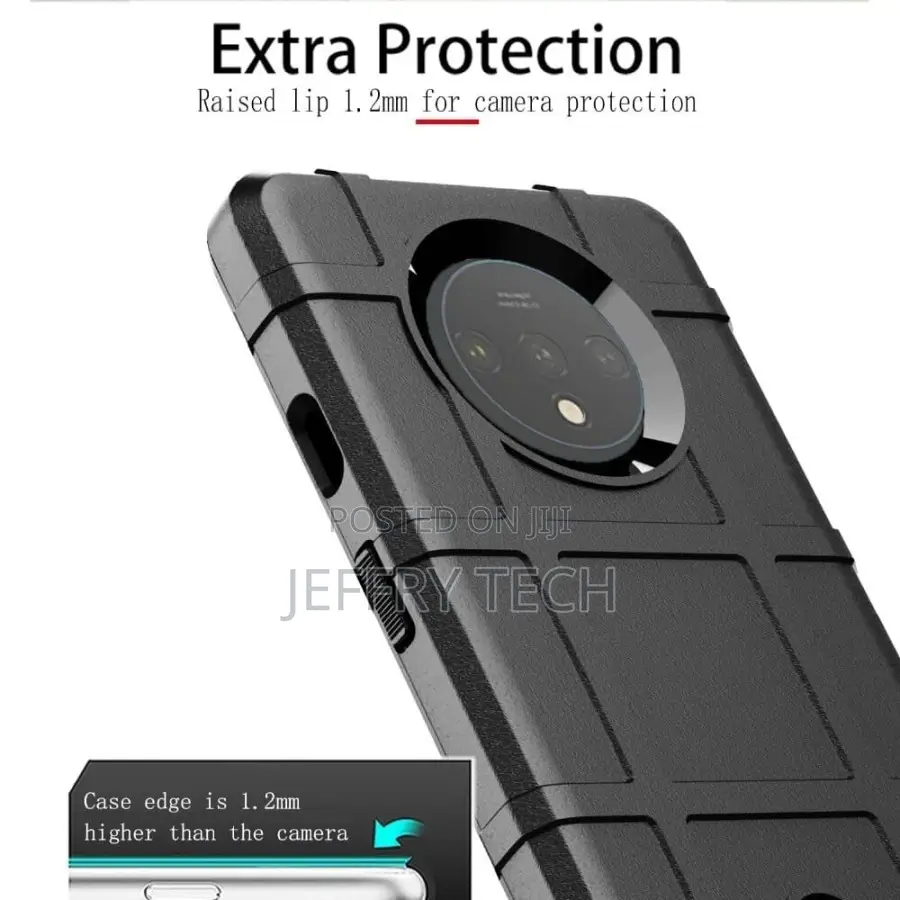 One Plus 7T Rugged Shield Armor Full Protection Soft Case -