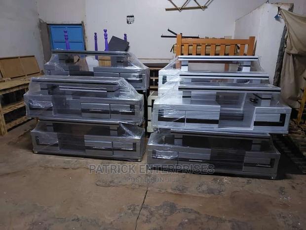 Morden TV Stands With LED Lights - main view