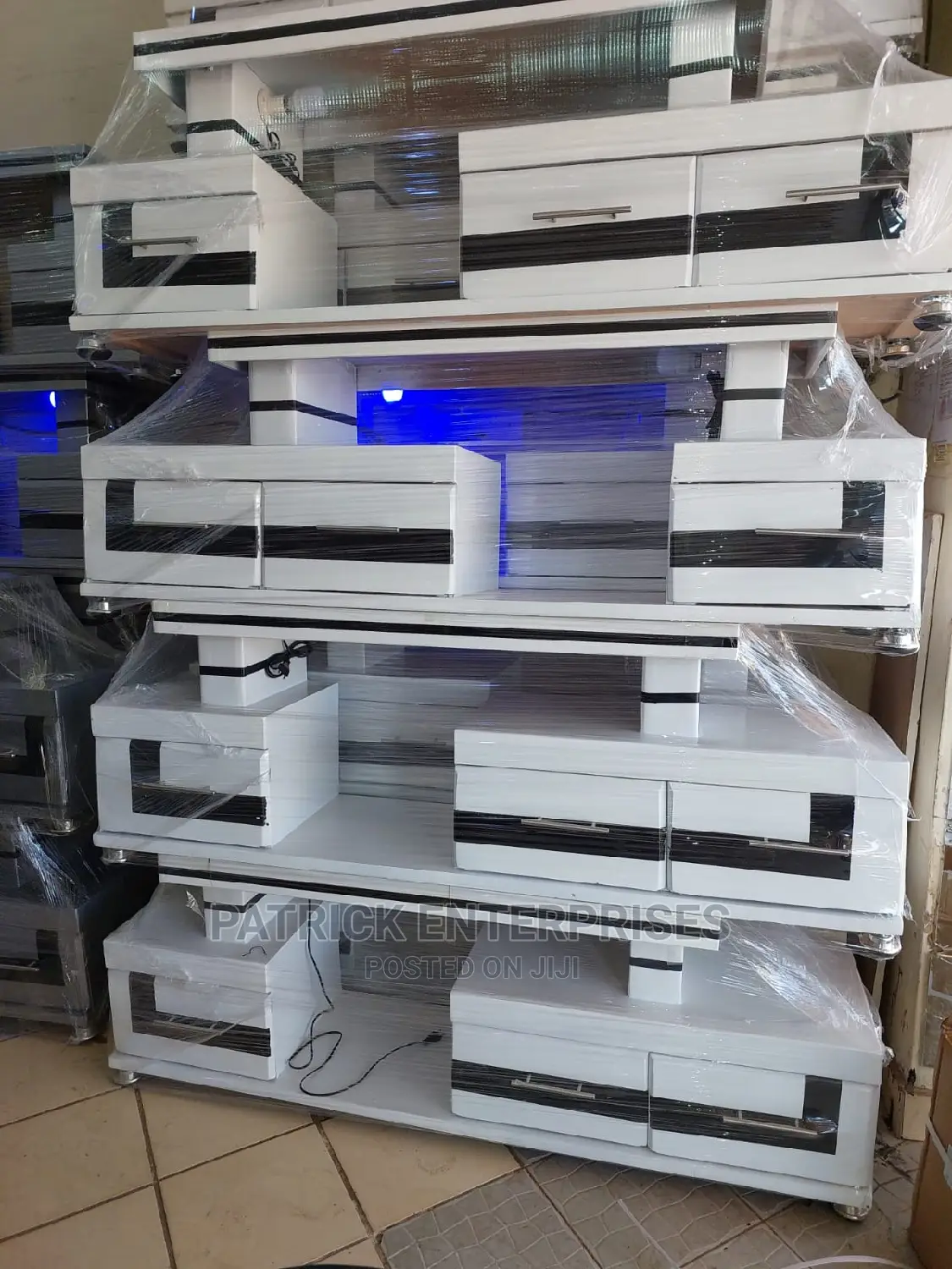 Morden TV Stands With LED Lights
