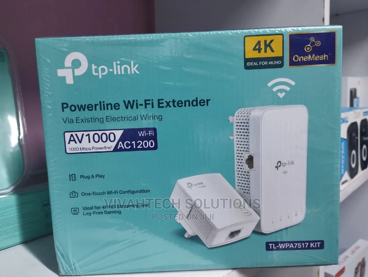 Tp-Link Ac1200 Av1000 Powerline Ac Wi-Fi Kit - Tl-Wpa7517kit