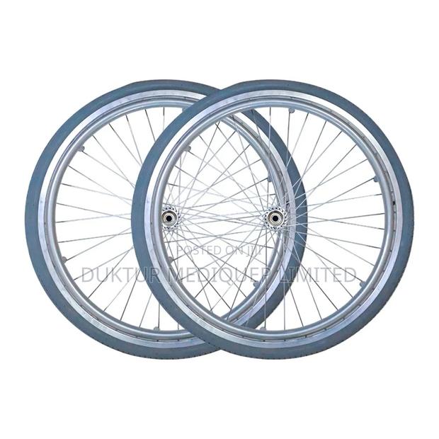1pc Aluminum Wheelchair Wheels With Inf Freedom Tire