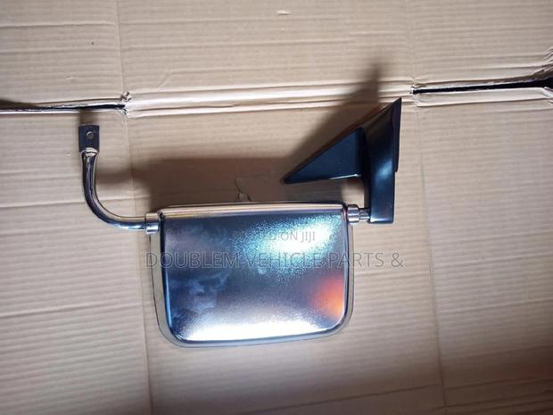 Sidemirror Nissan QD32/E24/E27 Chrome Right /Caravan - thumbnail 2