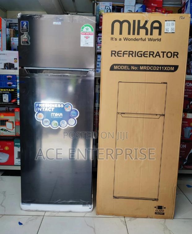 Mika 211 Litres Double Door Refrigerator - main view