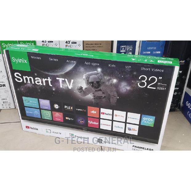 Synix ,32" Inch Frameless Smart Android Tv Netflix,Youtube - main view