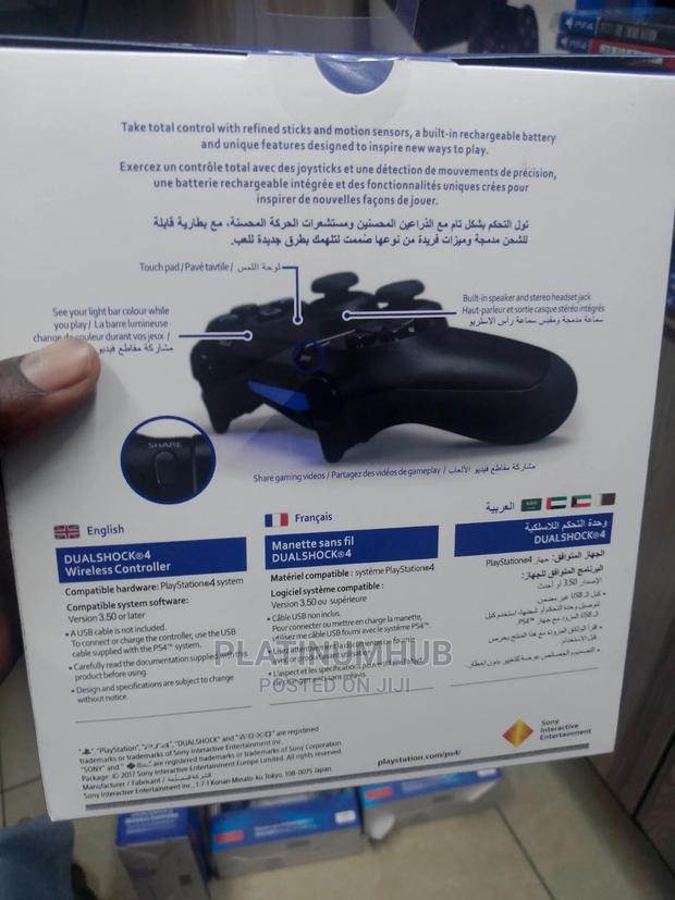 Black Controller Pad Playstation 4 - thumbnail 2