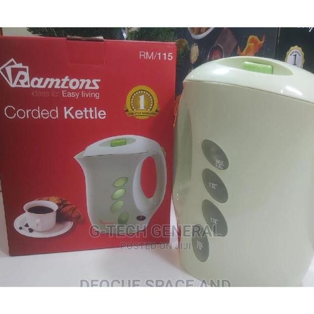 Ramtons RM/115- Corded Kettle 1.7L - Grey White - main view