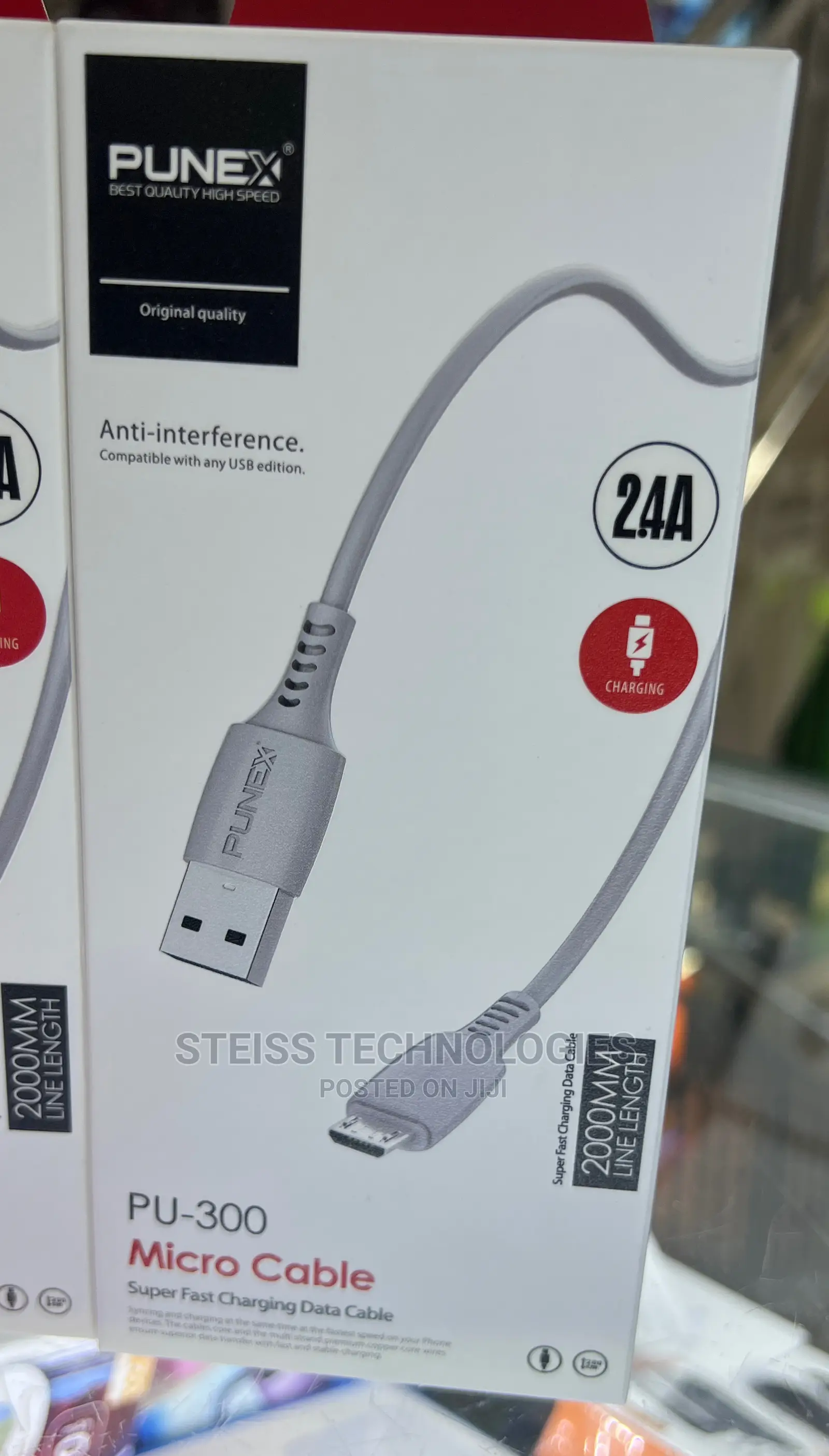 Punex Micro 2metres Cable