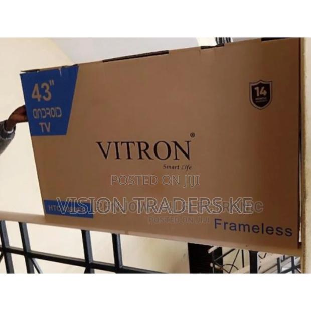 Vitron 43 Inches Frameless Smart Android Tv Netflix - thumbnail 2
