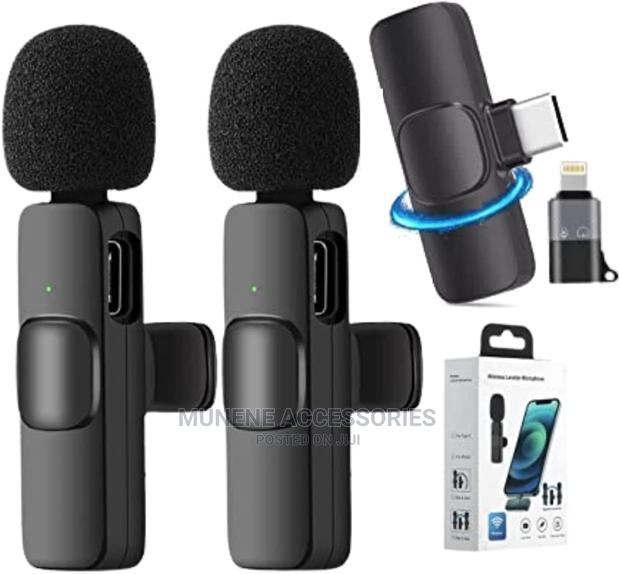 Dual Wireless Microphone Usb-C Phone iPhone 2mic Lavalier - main view
