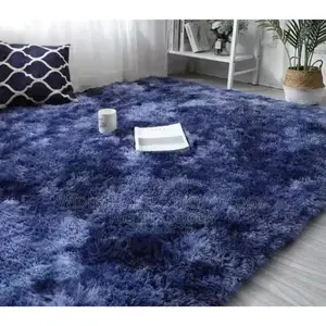 5 by 8 Soft Fluffy Patches Carpets Non-Slip Rugs Floor Mat