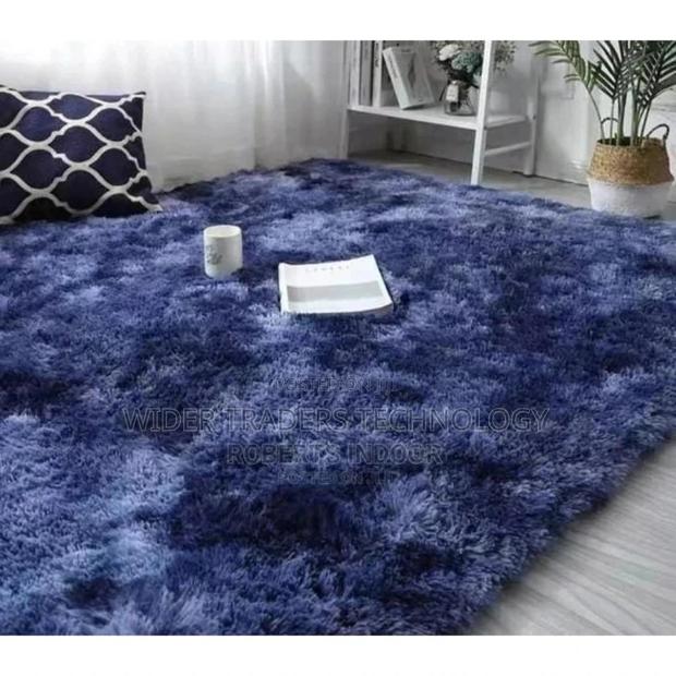 5 by 8 Soft Fluffy Patches Carpets Non-Slip Rugs Floor Mat