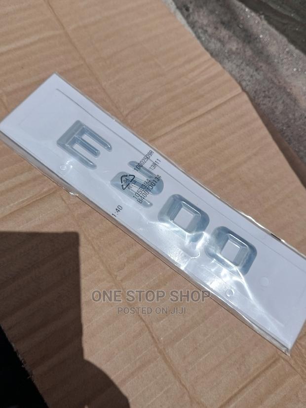 E200 Chrome Replacement Badge