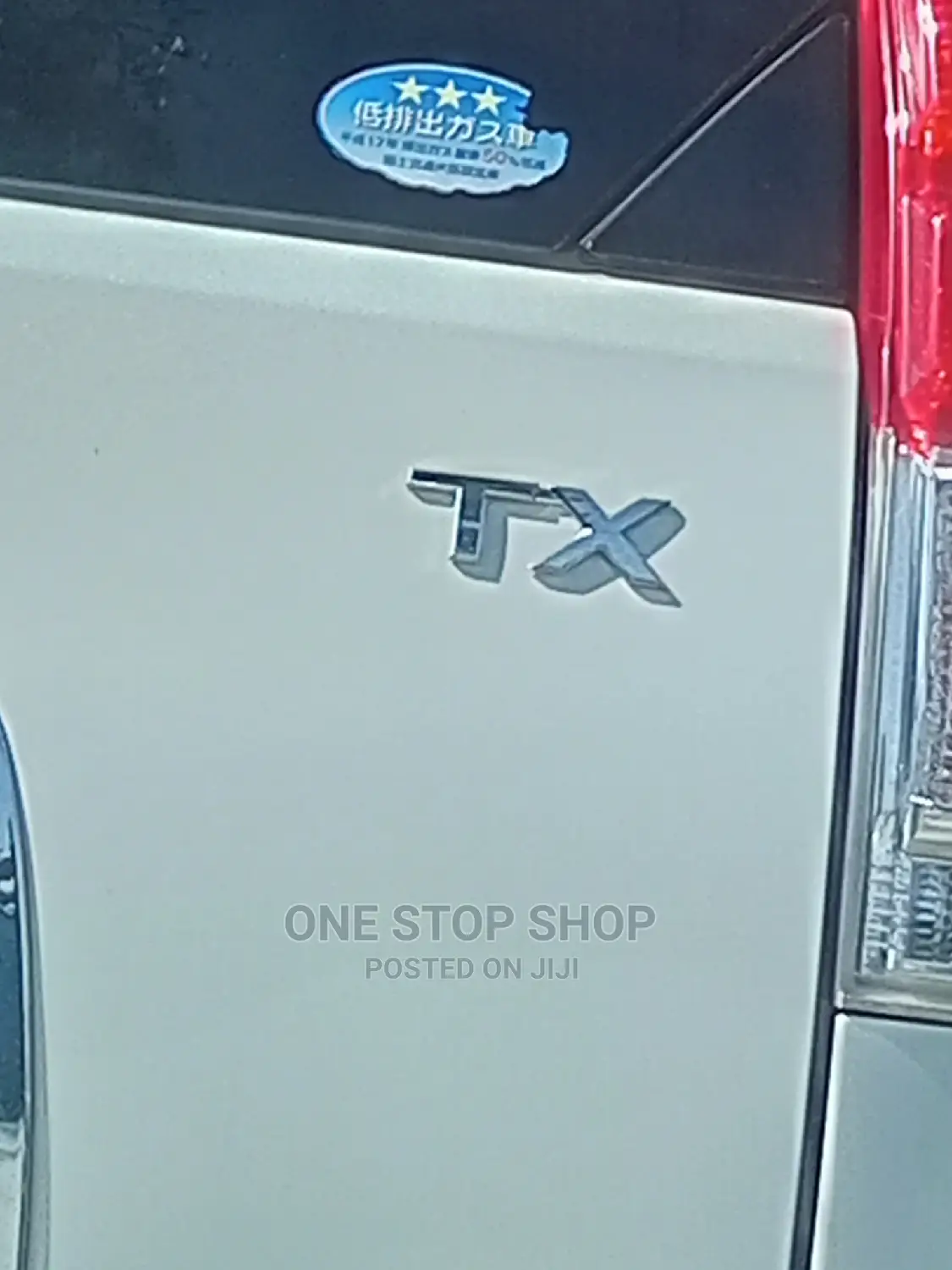Car Fitted With TX Chrome Replacement Badge