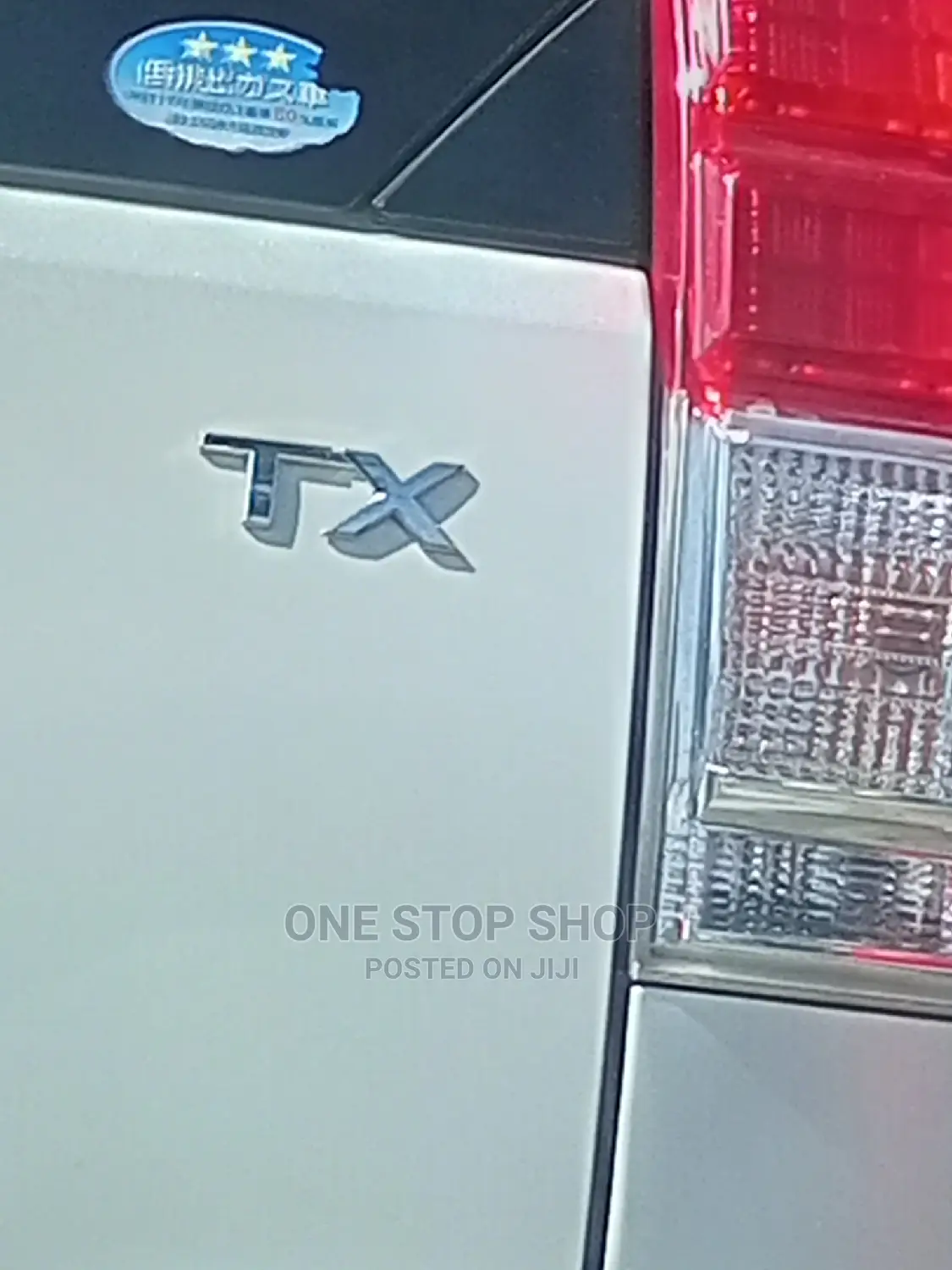 Car Fitted With TX Chrome Replacement Badge
