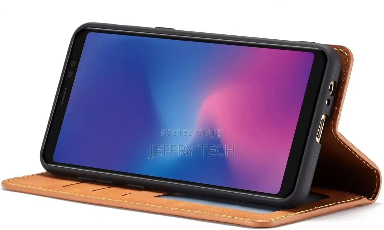 Leather Wallet Case for Tecno Camon 19 Wallet Case With Cash
