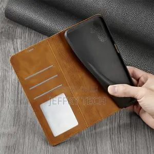 Tecno Camon 19 Flip Cover | Tecno Ci6n Flip Cover | Black