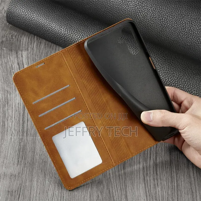Tecno Camon 19 Flip Cover | Tecno Ci6n Flip Cover | Black