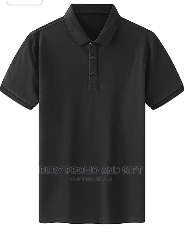 Black Polo T-Shirts - main view